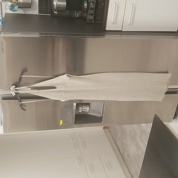 💕ALLSAINTS💕 Lexi Halter Neck Dress ~ Oyster Silver Medium M NWT - Picture 8 of 13